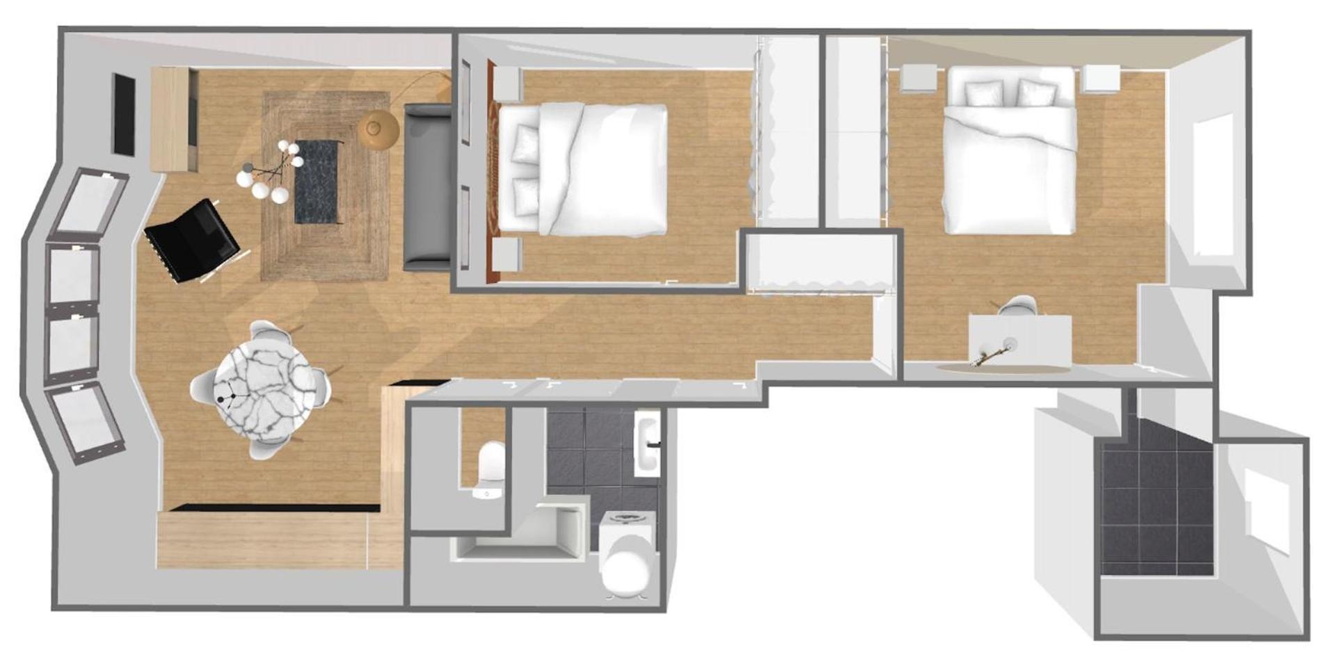 Superbe Appart. 2 Chambres En Plein Centre ! Лил Екстериор снимка